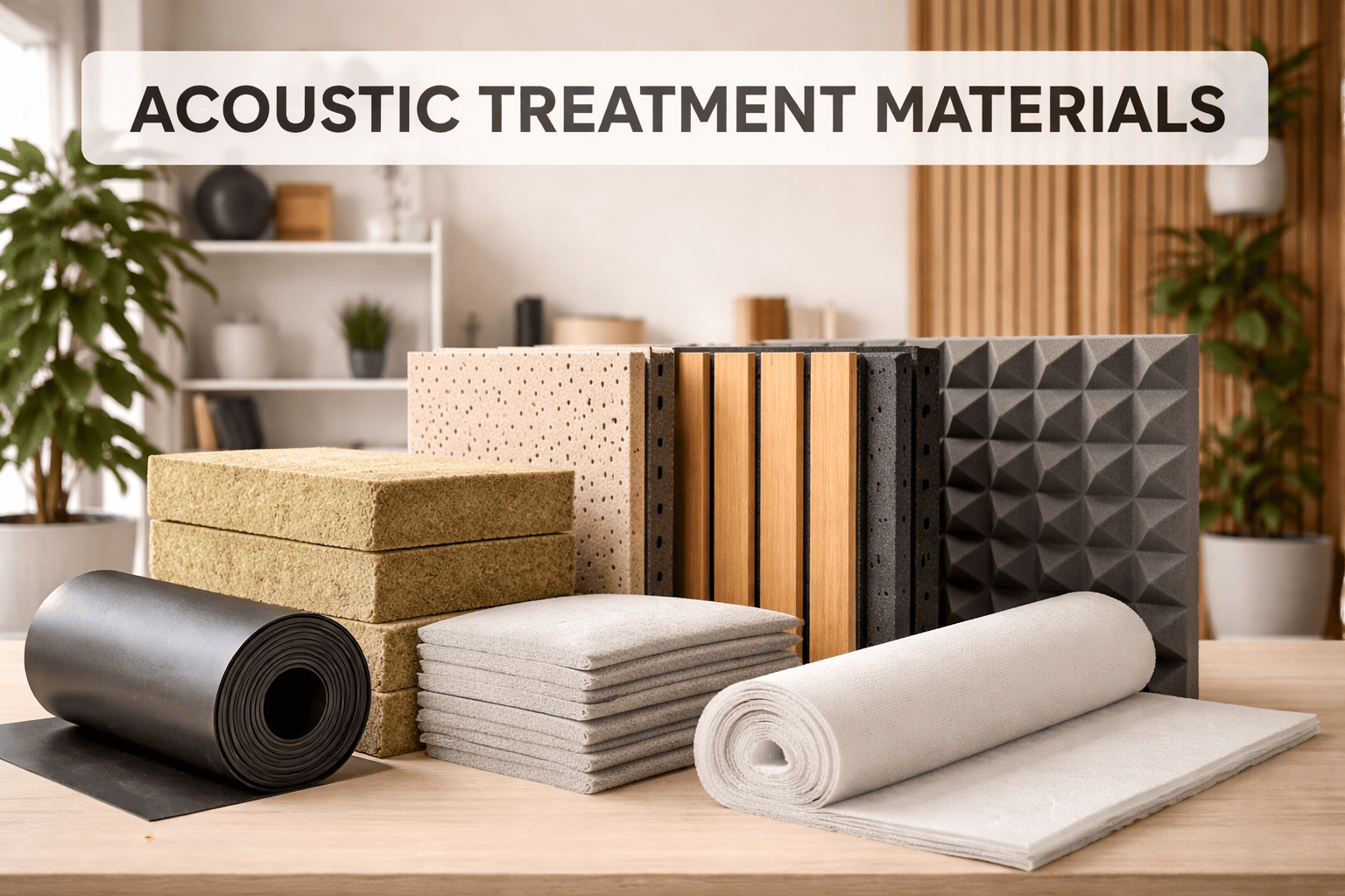 Acoustic Treatment Material: Serenity is Not a Luxury… it’s a Necessity