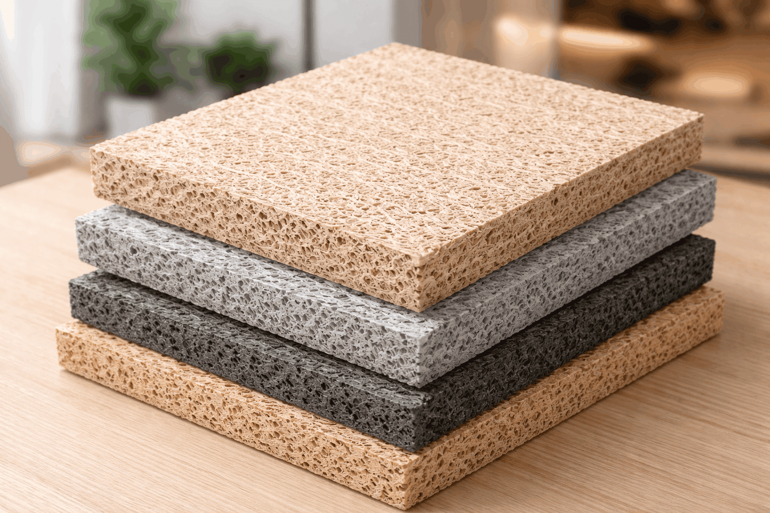 Moving Away from Flat, White Walls with Wood Wool Panels Maximalist Textures