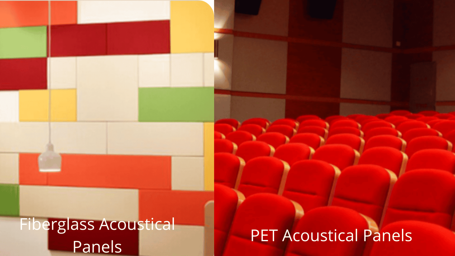 Difference between Fiberglass Acoustical Panels and PET Acoustical Panels