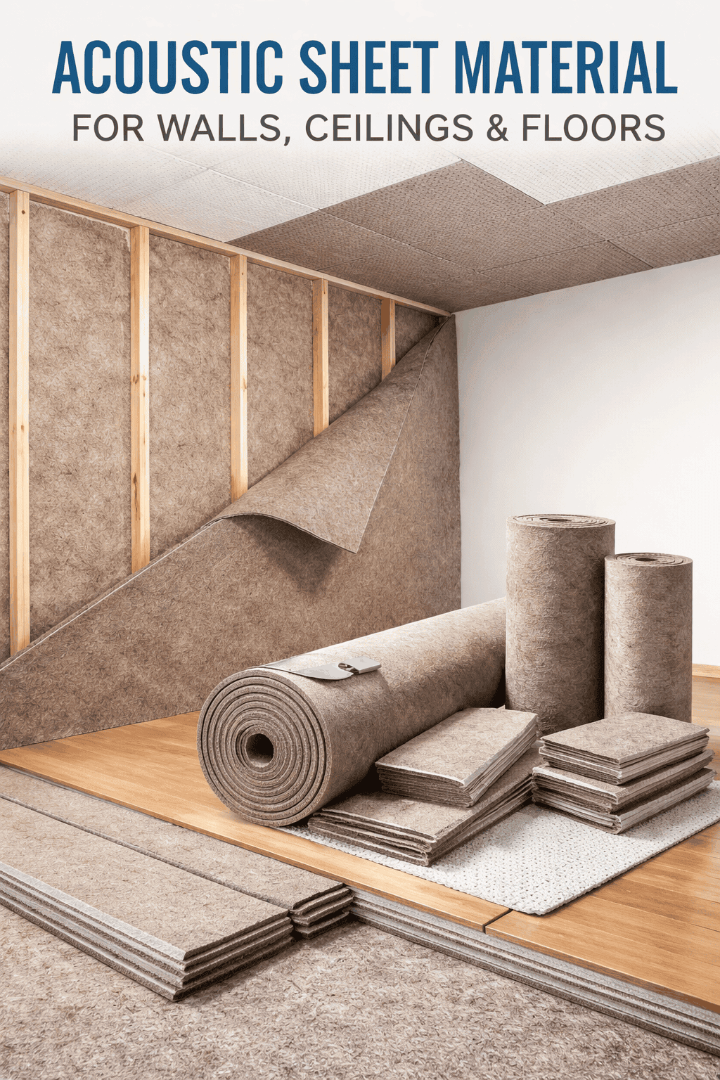 Acoustic Sheet Material for Walls, Ceilings & Floors: A Complete Guide