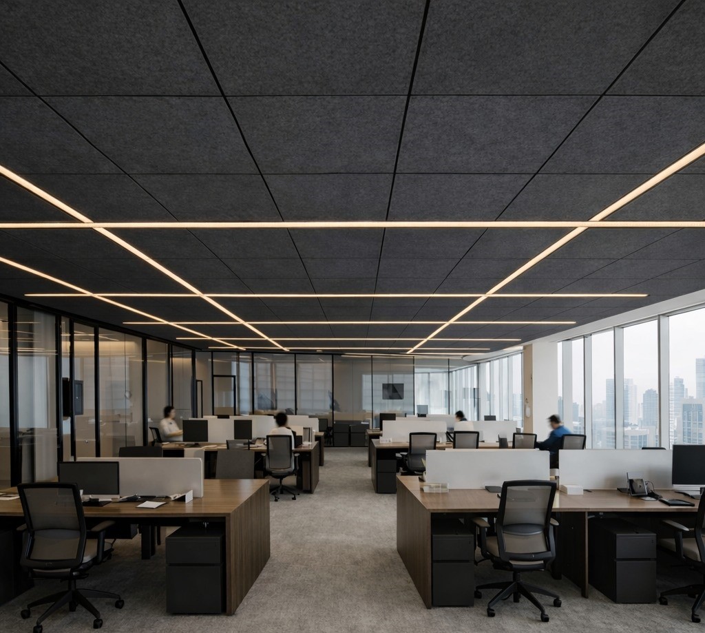fibreglass acoustic ceiling