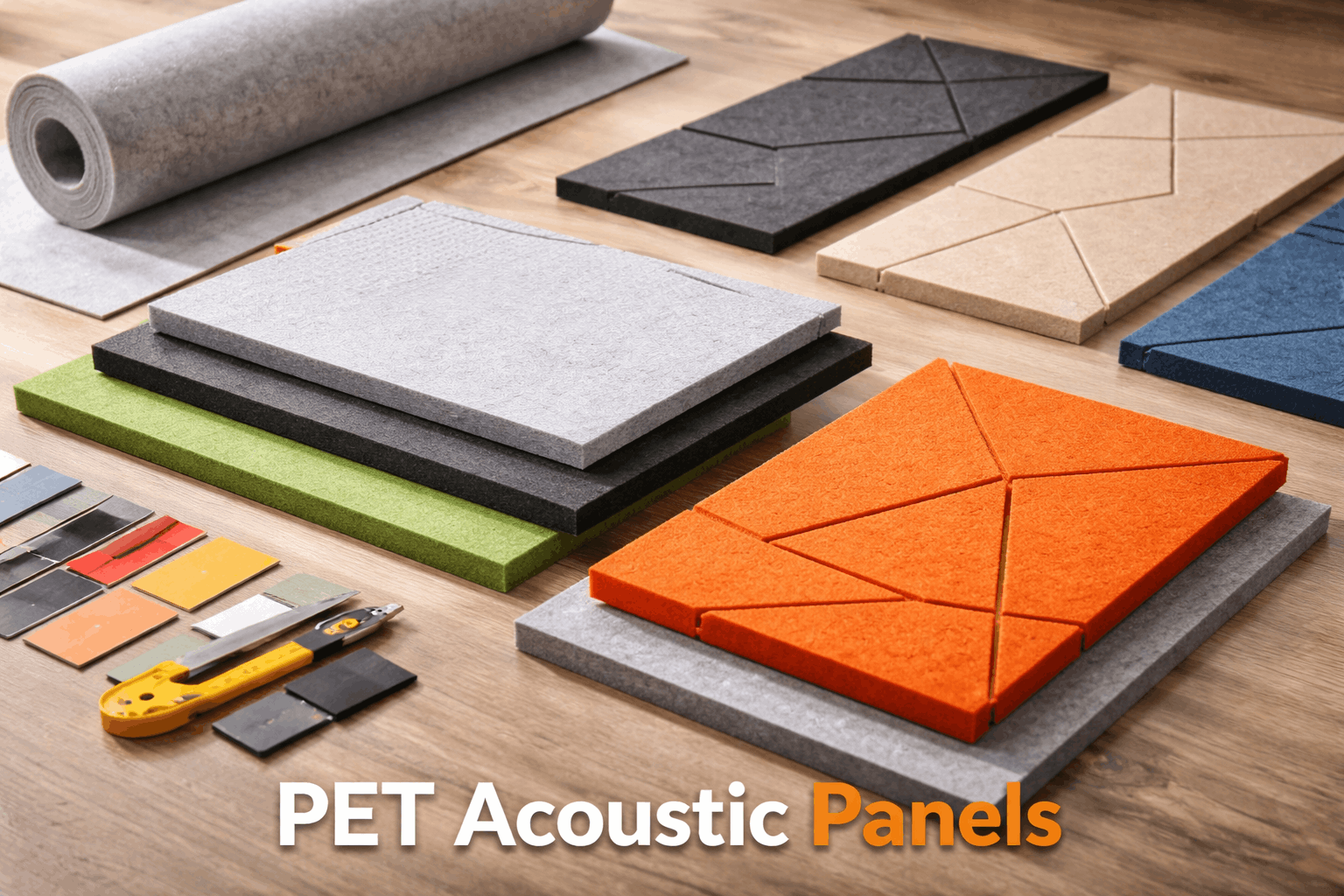 Compressed Fibreglass Acoustic wall panels